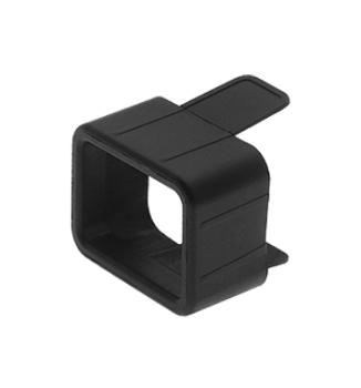 Secure Sleeves / Aufsteckhülse  für Kaltgerätestecker C 20 Stecker , schwarz