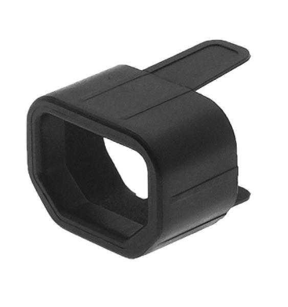 Secure Sleeves / Aufsteckhülse für Kaltgerätestecker C14 Stecker , schwarz