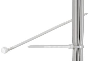 Standard Kabelbinder, transparent 160 x 4,8mm, UL-konform, VPE=100 Stück