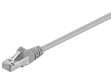 Cat.5e  Patchkabel,100MHZ, SF/UTP,CCA, RJ45 STP <> RJ45 STP, PVC, grau - 3m