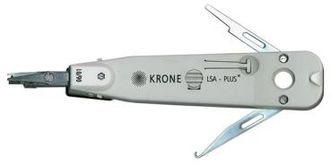 ADC-Krone LSA  Anlegewerkzeug mit Sensor ,zum Einlegen und gleichzeitigem Abschneiden , grau