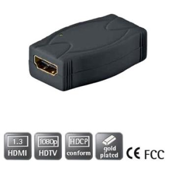 HDMI HighSpeed Verstärker mit Equalizer bis zu 40m,3D, HDCP, 2x HDMI19 Typ A Buchsen