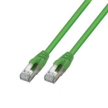 Ultraflex Patchkabel Cat.6A  S/FTP, UL-499958/3P  ,GHMT zertifiziert ,CU , LSOH , grün -0.5m