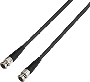 Premium UltraFlex 12G SDI Videokabel BNC St.-BNC St. 75 Ohm AWG18 , schwarz - 20m