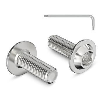 Schrauben Vollgewinde mit Torx - Edelstahl M6 x 16 mm - 50 Stück