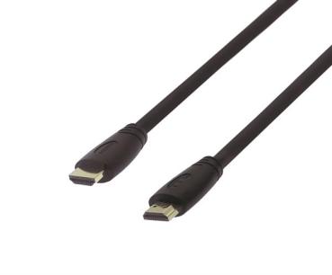 4K/60Hz UHD UltraFlex HDMI 2.0  Kabel  UL  , HDMI A Stecker <> Stecker vergoldet , schwarz - 15m