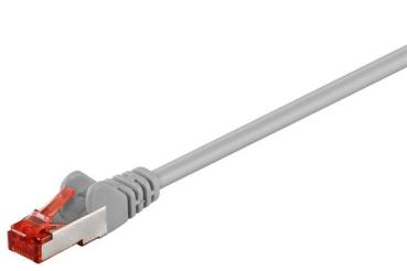 Cat.6e Patchkabel 93571 , S/FTP CCA , 2 x RJ45 STP, PVC, grau - 3m