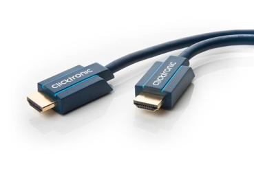 4K Ultra HD 2160p (30 Hz) HDMI 2.0 Kabel , 2 x HDMI-Stecker (Typ A) vergoldete Kontakte , blau -15m