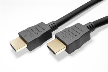 Goobay UHD 4K@60Hz HDMI 2.0 Kabel 61161 , HDMI A Stecker <> Stecker, vergoldet , Schwarz  - 5m