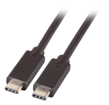 40 Gbit/s USB4 Gen 3x2 Kabel TPE , 2 x Stecker-USB- C , 240W (PD 3.0) ,Thunderbolt 3/4 , schwarz -1m