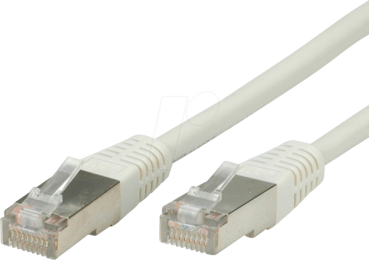 Cat.5e  Patchkabel F/UTP 100Mhz ,CCA, RJ45 STP <> RJ45 STP, PVC, grau - 2m