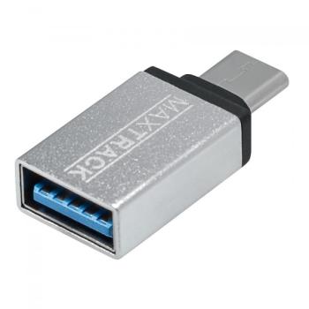 Preview: 5Gbit/s Adapter USB 3.0 , USB-C Stecker > USB 3.0 A Buchse , Alu , schwarz