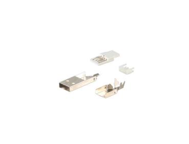 * USB-A  Stecker ( 4-teilig ) unmontiert