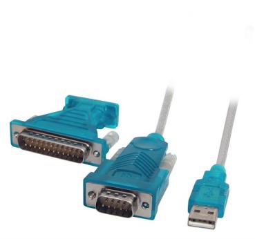 USB2.0/Seriell Konverter EB853C , FTDI 232RL Chip , USB A Stecker  DB9 Stecker (RS232) incl. Kabel 1,8m