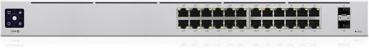 19" Ubiquiti UniFi Gigabit Ethernet -Switch 24 Gen2 - USW-24-POE , 802.3at PoE+ ,+ 2x 1G SFP-Ports - schwarz