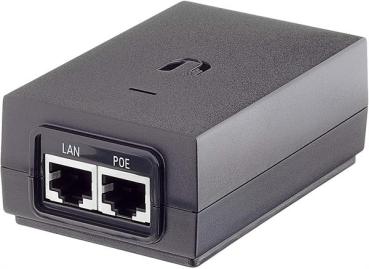 Ubiquiti POE48-24W-G Adapter, 48 V,  PoE Injektor IEEE 802.3at (25.5 W) , für Netzwerk / Router , schwarz