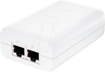Ubiquiti U-POE++ Adapter, 48 V,  PoE Injektor IEEE 802.3bt (60W) , für Netzwerk / Router , weiß