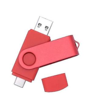 128 GB Dual Drive Go USB3.1 A ,Typ C-Flash-Laufwerk , Rot