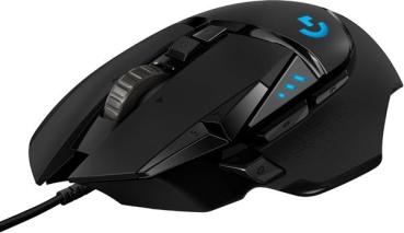 Logitech G G502 HERO High-Performance Gaming-Maus , 11 programmierbare Tasten - PC/Mac - Schwarz
