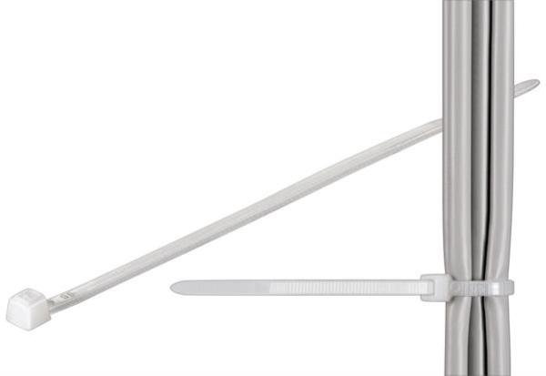 Standard Kabelbinder, transparent 150 x 3.75mm, UL-konform, VPE=100 Stück