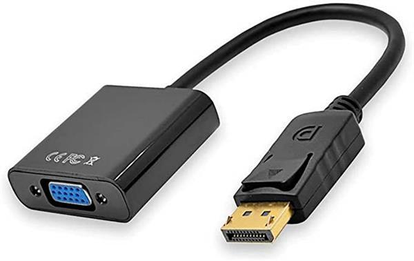 DisplayPort / SVGA  Adapterkabel, DP-Stecker > SVGA (DBHD15) Buchse, Kabel- 0.20m