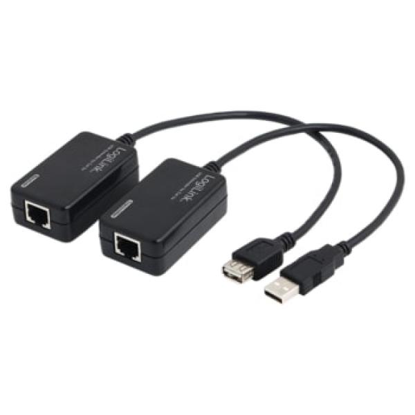 LogiLink UA0021D USB2.0 Extender Set USB2.0 via CAT5 Patchkabel bis 60m