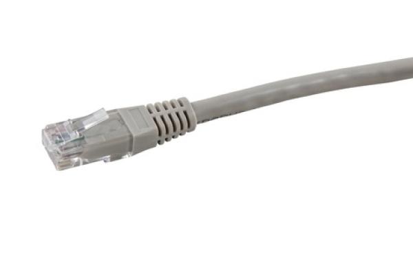 Cat.6e Patchkabel U/UTP, 250MHz, RJ45   RJ45, PVC,  grau - 5m