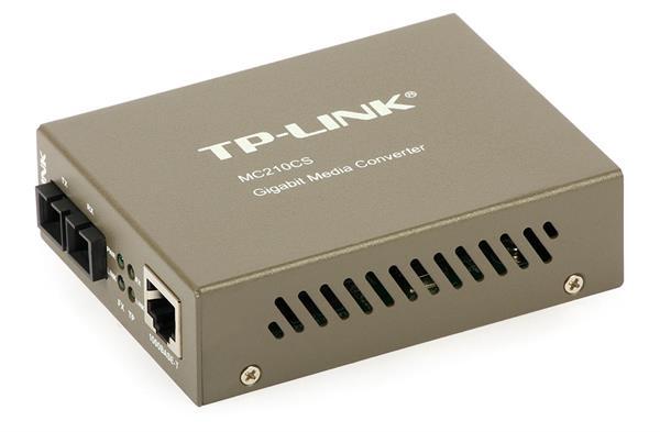 TP-LINK MC210CS GigaBit Konverter, 1000T   1000FX SC, Singlemode, 15km