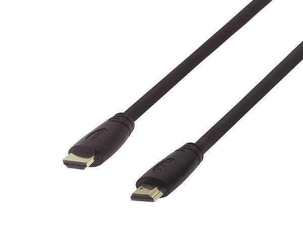 UltraFlex UHD 4K@60Hz HDMI 2.0  Kabel UL  , HDMI A Stecker   Stecker vergoldet , schwarz - 15m