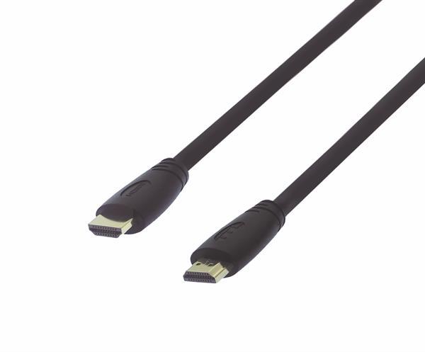 UltraFlex UHD 4K@60Hz HDMI 2.0  Kabel UL , 2 x HDMI A Stecker vergoldet , schwarz - 3m