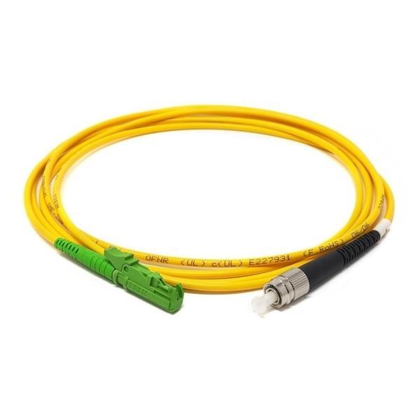 LWL Duplex Patchkabel , E2000/APC  FC /UPC , Grade B1 /B2 ,SM , 9/125µ, OS2 , gelb , LSZH - 3m