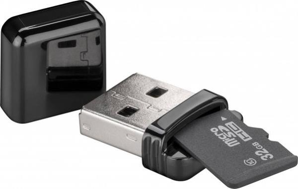 USB2.0 Kartenlesegerät zum Lesen von Micro SD und SD Speicherkartenformaten