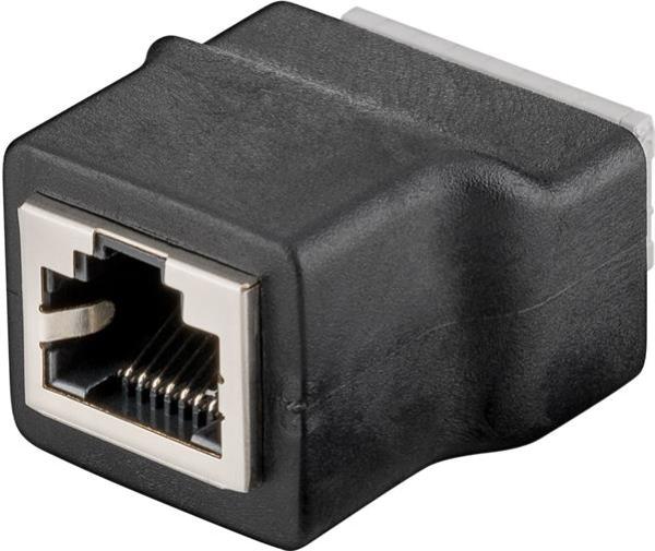 Terminal Adapter Block 8-pin > RJ45-Buchse (8P8C) ,