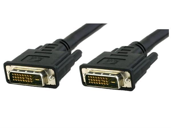 DVI-D Verbindungskabel Dual Link , 2 x DVI-D-Stecker (24+1-Pin) ,  schwarz - 3m