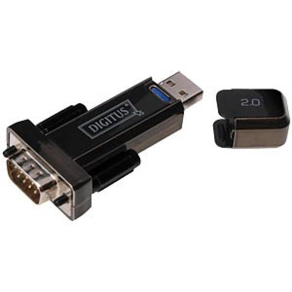 USB2.0/Seriell Konverter DA-70156 , FTDI 232RL Chip , USB A Stecker  DB9 Stecker (RS232) incl. Kabel 0,80m