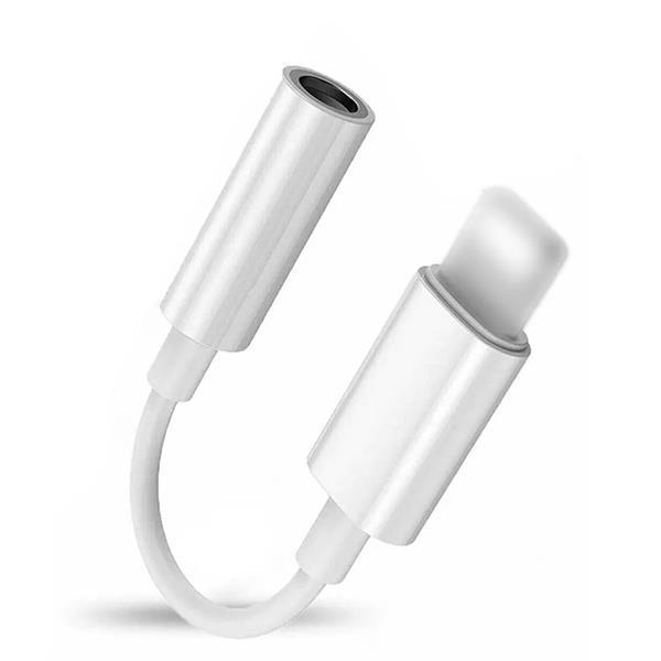 Apple ( MFi ) Kopfhörer Adapter für iPhone Lightning > 3,5-mm-Klinke  AUX-Audio-Dongle - Kabel 0,10cm