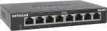 NETGEAR GS308 Desktop LAN Switch 8 Port Gigabit Netzwerk Switch , incl.Netzteil - Schwarz