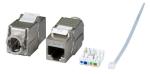 10 Gbit/s RJ45 Keystone E-20010 , STP ,Cat.6A Slimline , 500MHz , werkzeuglos