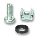 Käfigmuttern-Set (10er Set), M6, Schraube 16mm + Käfigmutter + U-Scheibe PL